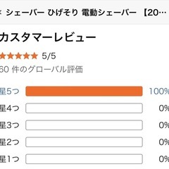 電動シェーバーの画像