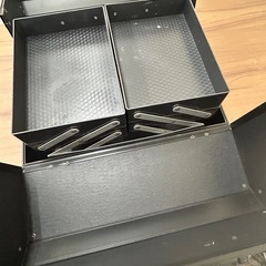メイクBOX 小物入れ　化粧品　ブラックの画像