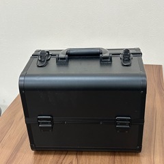 メイクBOX 小物入れ　化粧品　ブラックの画像