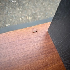 白井産業 横置きできるおしゃれなジグザグラック パーテーション 本棚 背面化粧済 ダークブラウン 幅59.6 高さ142.4 奥行23.4cm COB-1460DK コビナスの画像