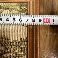 金閣寺　織物の絵　額付きの画像