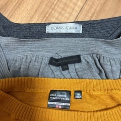ビームス プレミアインクルージョン ユニクロ　ニット3点セット　M
の画像