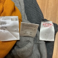 ビームス プレミアインクルージョン ユニクロ　ニット3点セット　M
の画像