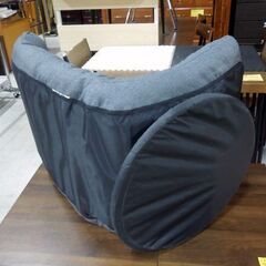 ニトリ 回転座椅子 幅57㎝ グレー系 椅子 イス リクライニング 首リクライニング カイテンザイス 札幌市 東区 新道東店の画像