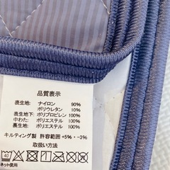敷きパッド(シングルベッド用)の画像