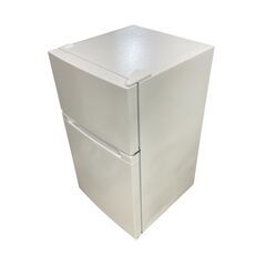 【美品】 2025年製 オーヤマ 2ドア 冷凍冷蔵庫 87L PRC-B092D-W 基本引き取り限定 神奈川県横須賀市の画像