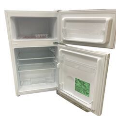 【美品】 2025年製 オーヤマ 2ドア 冷凍冷蔵庫 87L PRC-B092D-W 基本引き取り限定 神奈川県横須賀市の画像