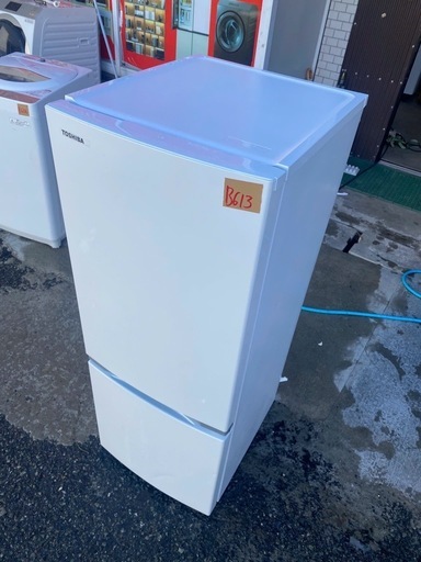 NO B613?福岡市内配送設置無料✨?GR-P15BS-W 冷蔵庫 BSシリーズ パールホワイト [153L /2ドア /右開きタイ