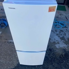 NO B613🌈福岡市内配送設置無料✨🌈GR-P15BS-W 冷蔵庫 BSシリーズ パールホワイト [153L /2ドア /右開きタイプ] の画像