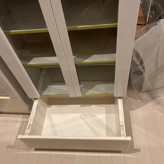 【２個セット】ガラス扉の収納ボックスの画像