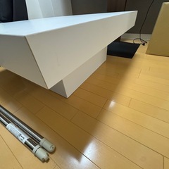 10/30 10/31 限定 センターテーブル ローテーブル 白 ホワイト 正方形 テーブルの画像