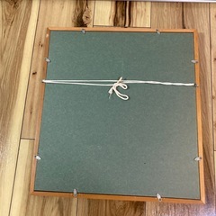 額縁　コスモスの色紙絵の画像