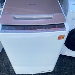 NO B 615🌈福岡市内配送設置無料✨🌈BW-V80C 全自動洗濯機 ビートウォッシュ シャンパン [洗濯8.0kg /乾燥機能無 /上開き]の画像