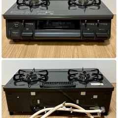 【美品 クリーニング済】2022年 パロマ ガスコンロ あんしんモード搭載 IC-S87-1L グリル未使用(都市ガス用 左強火)の画像