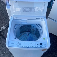 NO B616🌈福岡市内配送設置無料✨🌈全自動洗濯機 ビートウォッシュ ホワイト BW-V80G-W [洗濯8.0kg /簡易乾燥(送風機能) /上開き] 2021年の画像