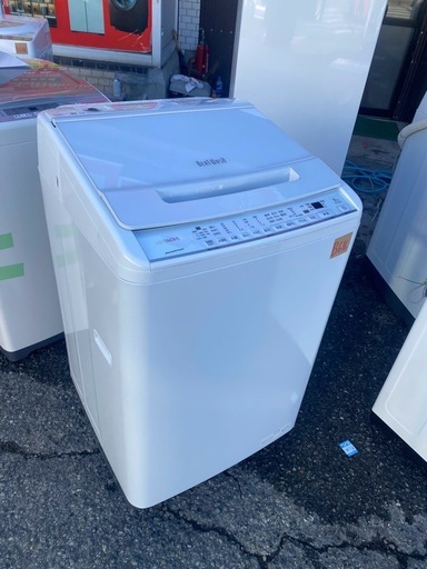 NO B616?福岡市内配送設置無料✨?全自動洗濯機 ビートウォッシュ ホワイト BW-V80G-W [洗濯8.0kg /簡易乾燥(送