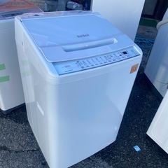 NO B616🌈福岡市内配送設置無料✨🌈全自動洗濯機 ビートウォッシュ ホワイト BW-V80G-W [洗濯8.0kg /簡易乾燥(送風機能) /上開き] 2021年の画像