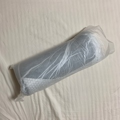 低反発 枕 安眠 熟睡 洗えるカバー付き グレー×ホワイトの画像