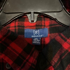 GEORGE ネルシャツ　2XLの画像