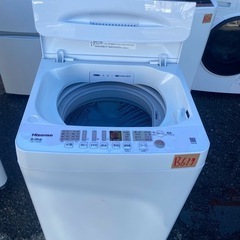 NO B617🌈福岡市内配送設置無料✨🌈全自動洗濯機 ホワイト HW-T60H [洗濯6.0kg /簡易乾燥(送風機能) /上開き] 2023年の画像