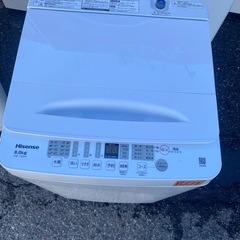 NO B617🌈福岡市内配送設置無料✨🌈全自動洗濯機 ホワイト HW-T60H [洗濯6.0kg /簡易乾燥(送風機能) /上開き] 2023年の画像