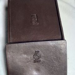 【✨希少✨】銅製　彫刻　装飾　小物入れ　龍　作者の刻印有り  ✨新東工業  記念品の画像