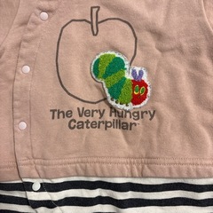 取引中，
70サイズあおむしロンパースの画像