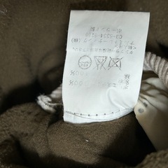 ARMEN ホワイト キルティングコート　フード付きの画像