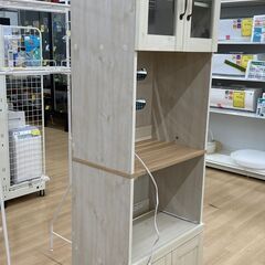 A-403★ジモティ割引あり★【リユースのサカイ野々市店】 食器棚　(幅)58.5cm×(奥行き)37cm×(高さ)180cm ※クリーニング済みの画像