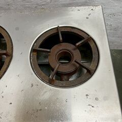 tanico 2口ガスコンロ W750×D580×H450 スープコンロ ガスコンロ 厨房 厨房機器 店舗 店舗用品 ガス台 LPガス用 動作確認済 Y2358YGの画像