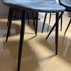 10/30 10/31 限定 ダイニングチェア セット グレーの画像