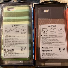 iPhone6plus手帳型ケータイケース未使用品２個まとめて転売可の画像