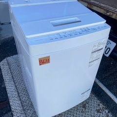 NO B621🌈福岡市内配送設置無料✨🌈AW-8D6-W 全自動洗濯機 ZABOON（ザブーン） グランホワイト [洗濯8.0kg /乾燥機能無 /上開き] の画像