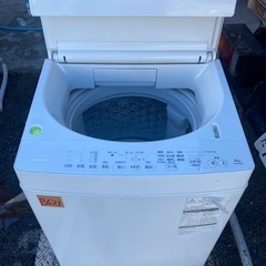 NO B621🌈福岡市内配送設置無料✨🌈AW-8D6-W 全自動洗濯機 ZABOON（ザブーン） グランホワイト [洗濯8.0kg /乾燥機能無 /上開き] の画像