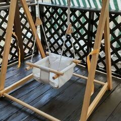 FUNLIO モンテッソーリ ウッド木製ブランコの画像