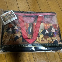 ミッキー大きなポケット付きバスケットの画像