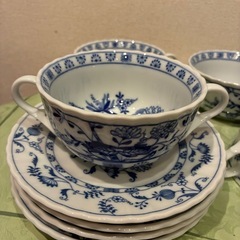 🌹スープカップ＆ソーサー4客セットの画像