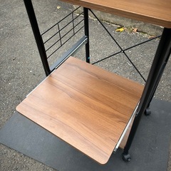 キッチンラック　レンジ台　収納棚　ニトリ　キッチンの画像