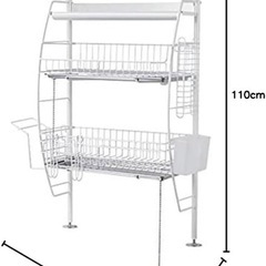 ［決まりました]水切りラック　突っ張りの画像