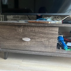 譲ります⭐︎幅90 テレビボード　テレビ台ブラウンの画像