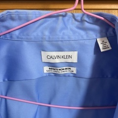 CALVIN KLEIN ライトブルー シャツ 18 34/35の画像