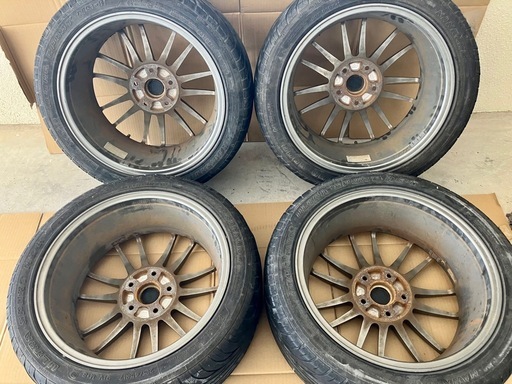 BBS ホイール タイヤ RD155 17インチ PCD 114.3　オフセット7J +53