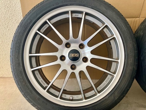 BBS ホイール タイヤ RD155 17インチ PCD 114.3　オフセット7J +53