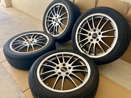 BBS ホイール タイヤ RD155 17インチ PCD 114.3　オフセット7J +53