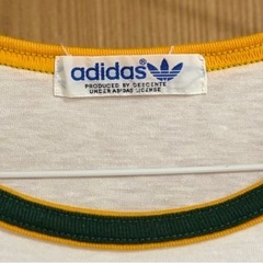 希少 80s adidas デサント製 リンガーTの画像