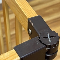 おくだけとおせんぼ　スマートワイドWoody 日本育児 ベビーフェンス　　の画像