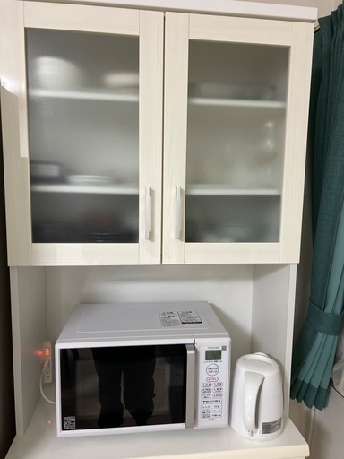 食器棚　ホワイト