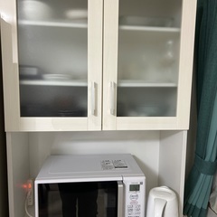 食器棚　ホワイトの画像