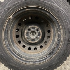 【冬タイヤ】トヨタ純正　14インチ　ホイール　タイヤセット　4本の画像