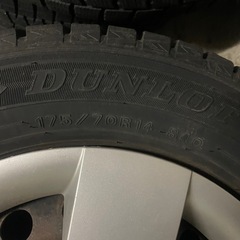 【冬タイヤ】トヨタ純正　14インチ　ホイール　タイヤセット　4本の画像